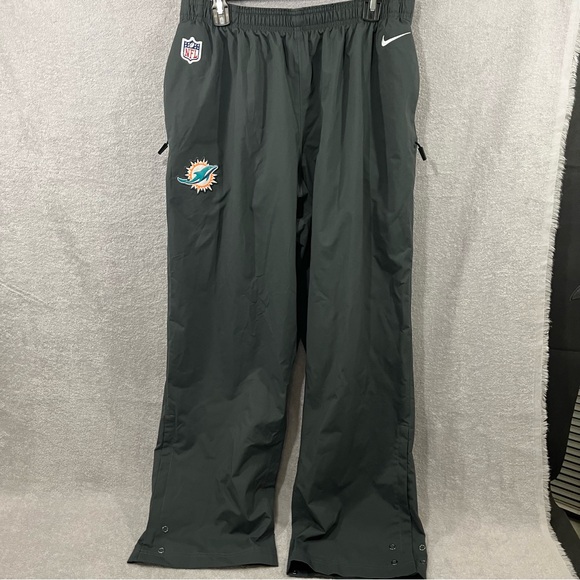 Miami Dolphins Nike Storm Fit Travel Track Pants 2XL On Field Apparel NFL - Picture 1 of 9
